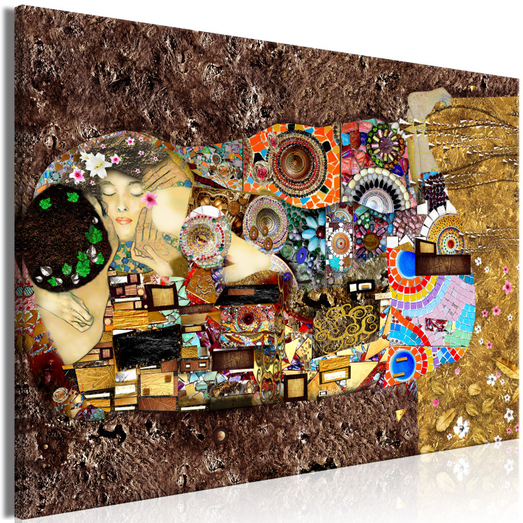 Canvas Art Print Klimt's Love (1 Part) Wide 150022 additionalImage 2