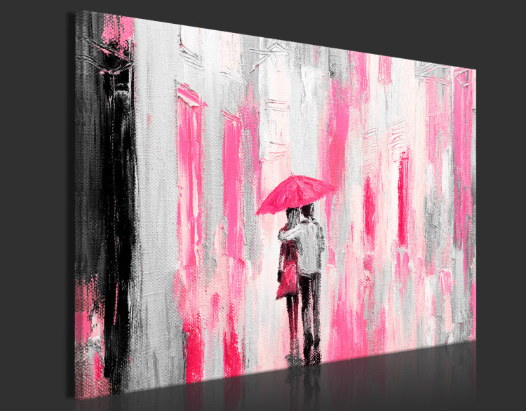 Acrylic print Umbrella in Love - Pink [Glass] 150622 additionalImage 6