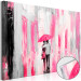 Acrylic print Umbrella in Love - Pink [Glass] 150622