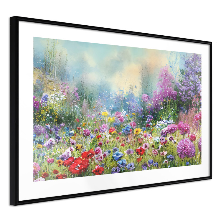 Poster Colorful Meadow - Monet-Style Composition Generated by AI 151122 additionalImage 6