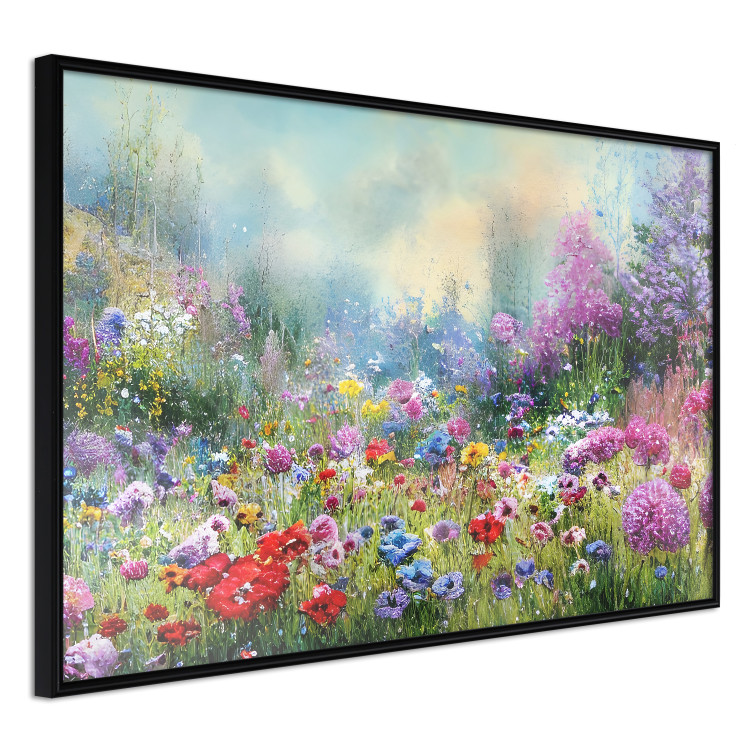 Poster Colorful Meadow - Monet-Style Composition Generated by AI 151122 additionalImage 2