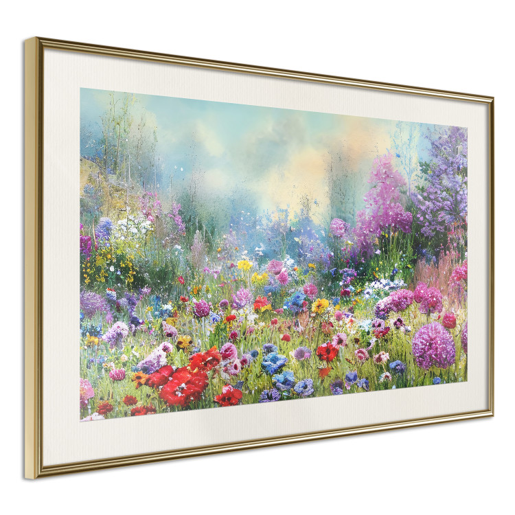 Poster Colorful Meadow - Monet-Style Composition Generated by AI 151122 additionalImage 9