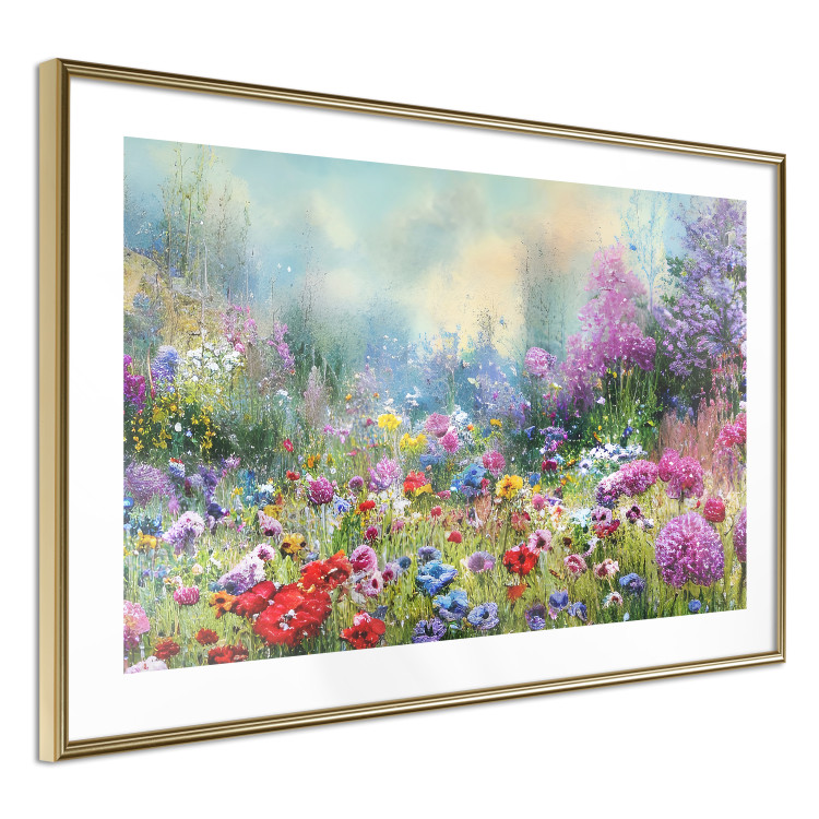 Poster Colorful Meadow - Monet-Style Composition Generated by AI 151122 additionalImage 5