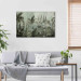 Canvas Art Print Mountain jungle - dark green composition with leaves and trees 151222 additionalThumb 9