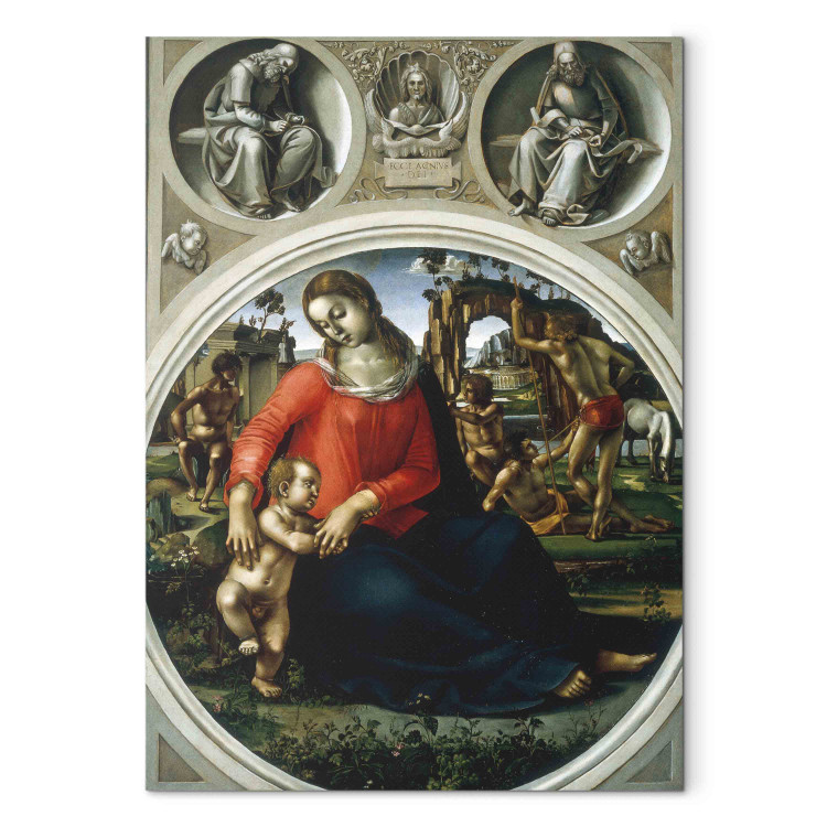 Art Reproduction Mary with the Child and allegorical figures 156422
