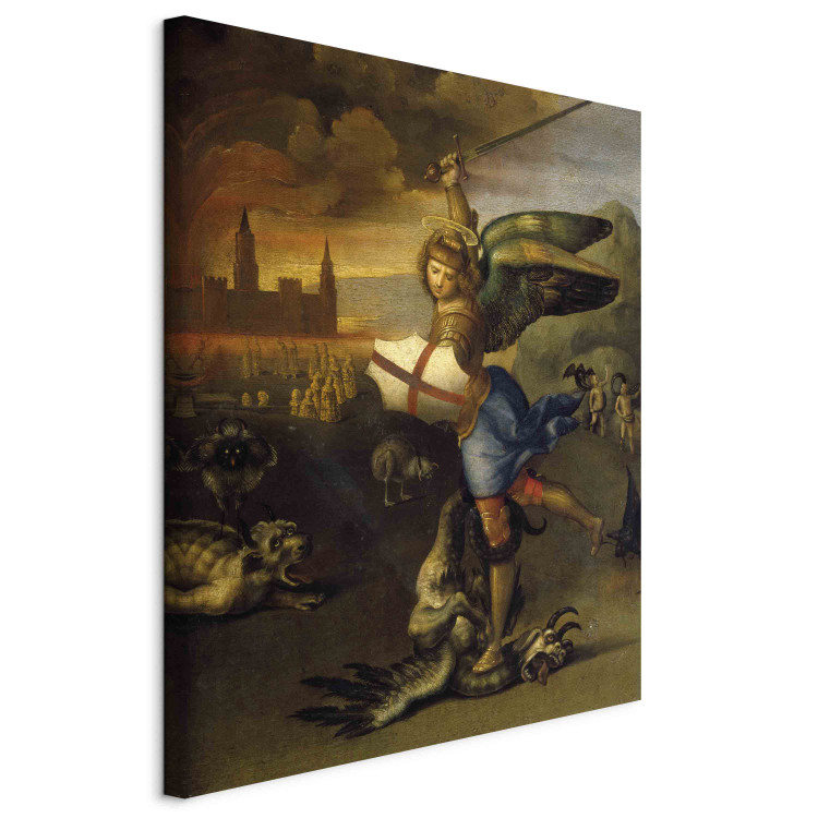 Reproduction Painting The Archangel Michael fighting with the dragon 159422 additionalImage 2