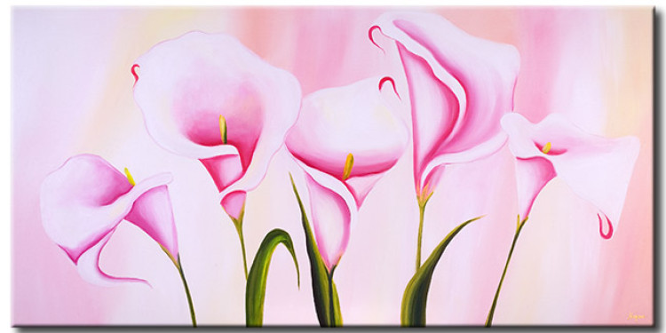 Canvas Art Print Pink callas 46722