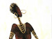 Canvas African girls' dance in gold 49322 additionalThumb 2