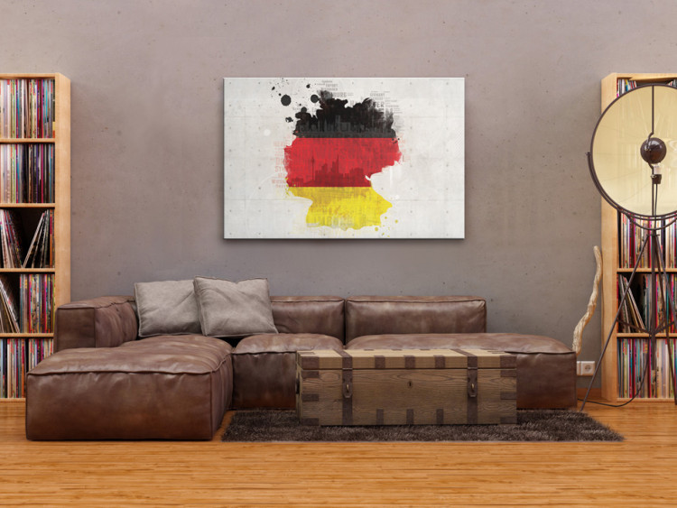 Canvas Print Map of Germany 55422 additionalImage 3