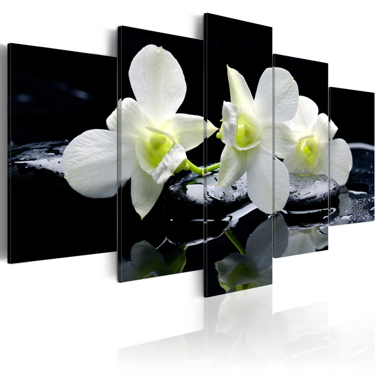 Canvas Print Melancholic orchids 58522 additionalImage 2