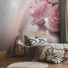 Wall Mural Delicacy - a composition of rose flowers on a background with a sunshine effect 90022 additionalThumb 2