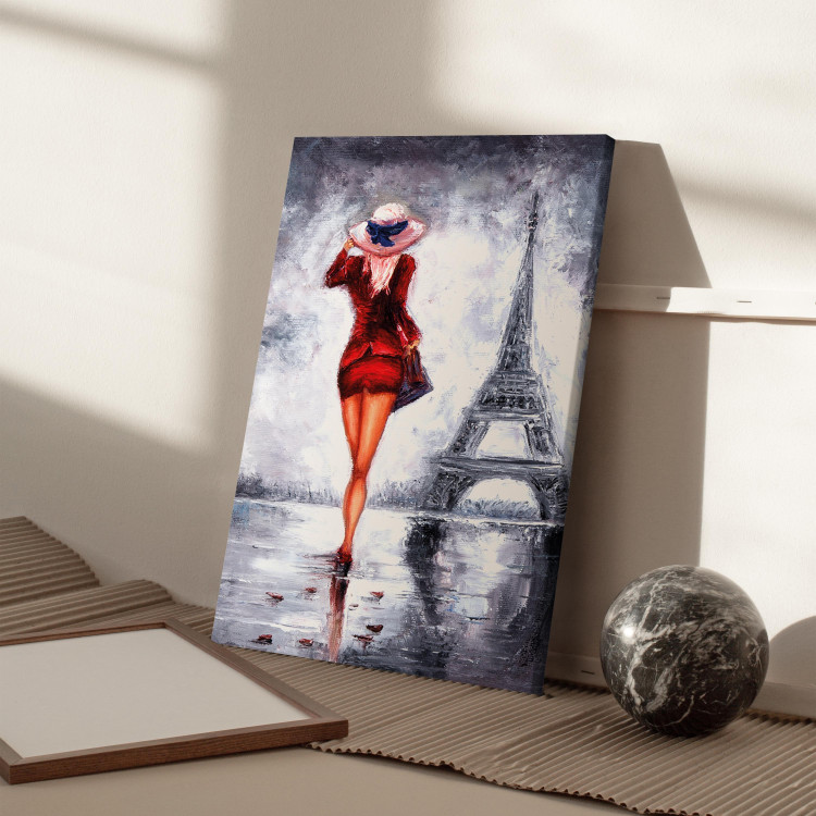 Canvas Art Print Lady in Paris 90222 additionalImage 11