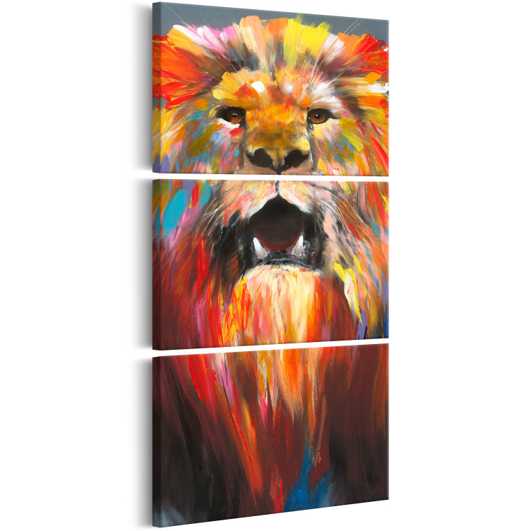 Canvas Art Print Lion's Roar 106832 additionalImage 2