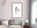 Wall Poster Road to the Summit - geometric abstraction with touches of pink and gray 114432 additionalThumb 22