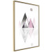 Wall Poster Road to the Summit - geometric abstraction with touches of pink and gray 114432 additionalThumb 12