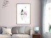 Wall Poster Road to the Summit - geometric abstraction with touches of pink and gray 114432 additionalThumb 13