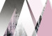 Wall Poster Road to the Summit - geometric abstraction with touches of pink and gray 114432 additionalThumb 9