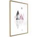 Wall Poster Road to the Summit - geometric abstraction with touches of pink and gray 114432 additionalThumb 6