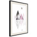 Wall Poster Road to the Summit - geometric abstraction with touches of pink and gray 114432 additionalThumb 3