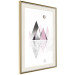 Wall Poster Road to the Summit - geometric abstraction with touches of pink and gray 114432 additionalThumb 2
