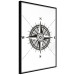 Wall Poster Compass - black and white composition with Scandinavian-style text 114632 additionalThumb 10