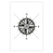 Wall Poster Compass - black and white composition with Scandinavian-style text 114632 additionalThumb 19