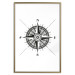 Wall Poster Compass - black and white composition with Scandinavian-style text 114632 additionalThumb 14