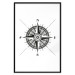 Wall Poster Compass - black and white composition with Scandinavian-style text 114632 additionalThumb 15