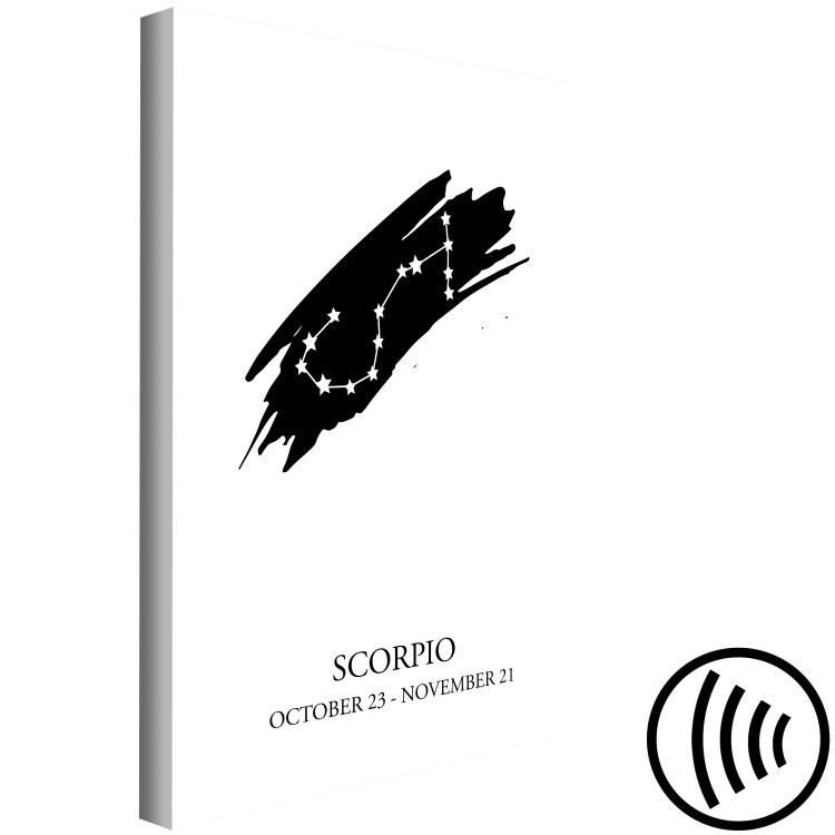 Canvas Scorpio- modern artwork depicting the sign of the zodiac 114832 additionalImage 6