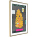 Wall Poster Golden Leaf - colorful abstract composition with a plant motif 116932 additionalThumb 6