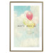 Poster Don't grow up - English text on a background of colorful balloons and sky 117032 additionalThumb 16