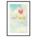 Poster Don't grow up - English text on a background of colorful balloons and sky 117032 additionalThumb 17