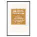 Wall Poster Cleaning Room - composition in brown pattern with English texts 117432 additionalThumb 15