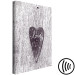 Canvas Print Love on a tree - a heart with the inscription LOVE carved on the bark 118232 additionalThumb 6
