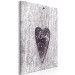 Canvas Print Love on a tree - a heart with the inscription LOVE carved on the bark 118232 additionalThumb 2