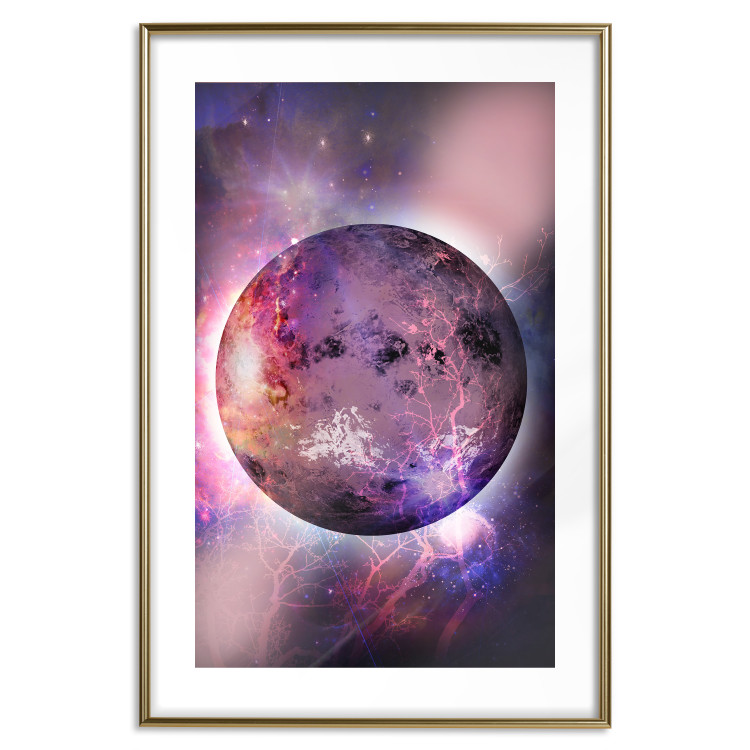 Wall Poster Unknown Planet - cosmos and stars in a unique colorful abstraction 118332 additionalImage 16