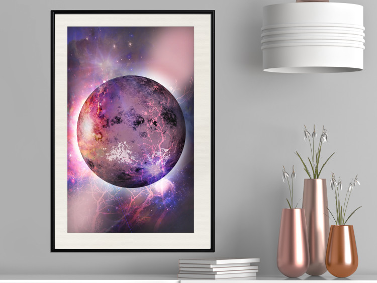 Wall Poster Unknown Planet - cosmos and stars in a unique colorful abstraction 118332 additionalImage 22