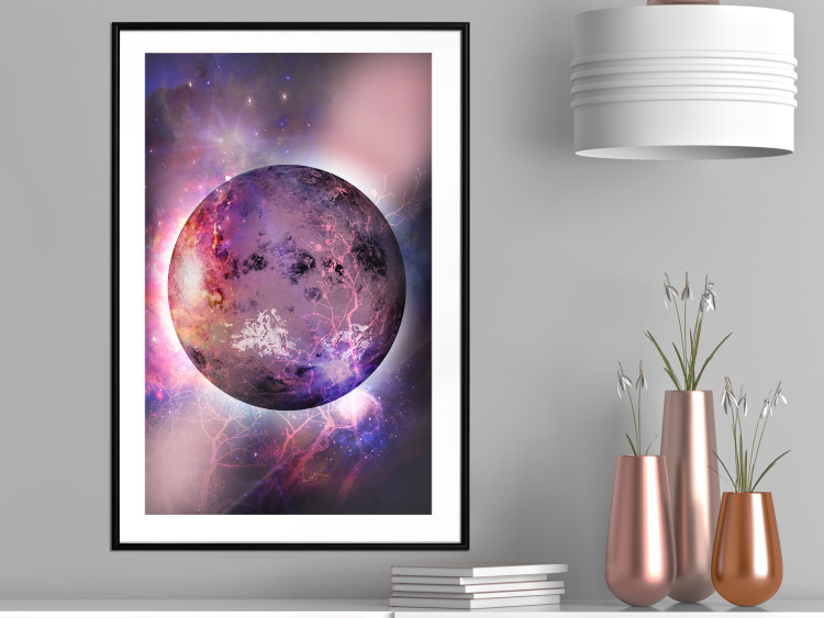 Wall Poster Unknown Planet - cosmos and stars in a unique colorful abstraction 118332 additionalImage 4