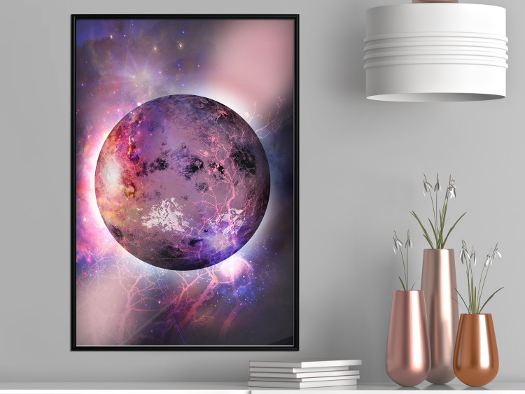 Wall Poster Unknown Planet - cosmos and stars in a unique colorful abstraction 118332 additionalImage 5