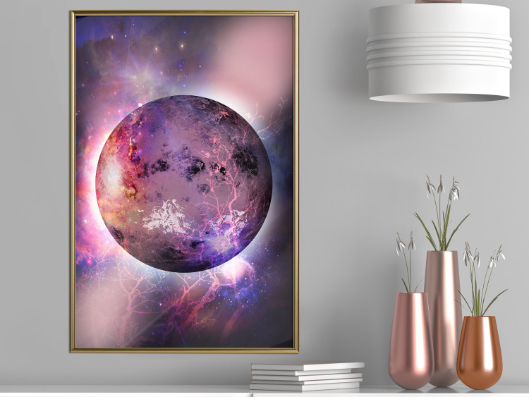 Wall Poster Unknown Planet - cosmos and stars in a unique colorful abstraction 118332 additionalImage 7