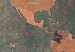Canvas Art Print Vintage World Map (3 Parts) Green 118932 additionalThumb 4