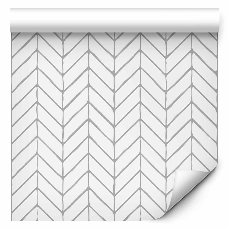 Modern Wallpaper Harmony of Patterns (Grey) 122632 additionalImage 1
