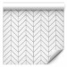 Modern Wallpaper Harmony of Patterns (Grey) 122632 additionalThumb 6