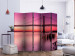 Room Divider Purple Evening II (5-piece) - bridge and picturesque sunset 124132 additionalThumb 2
