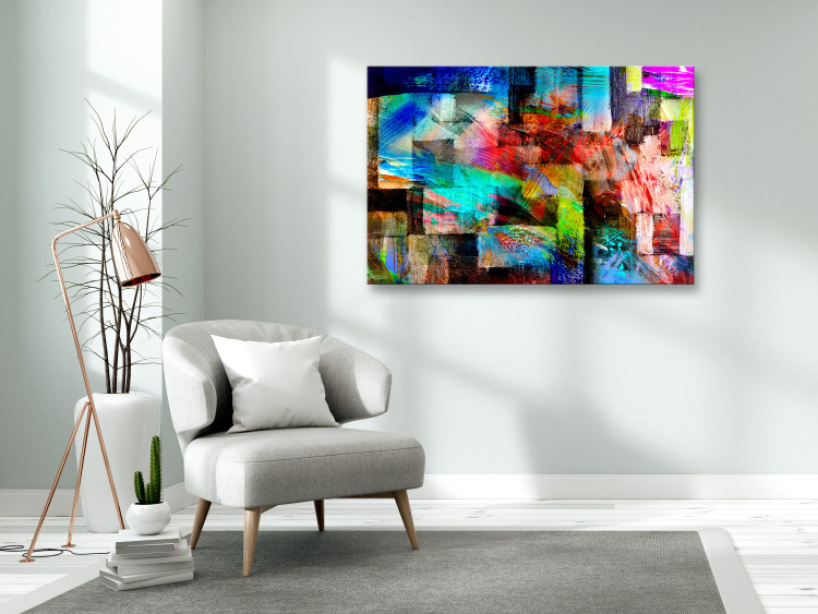 Canvas Art Print Abstract Maze (1 Part) Wide 127132 additionalImage 3