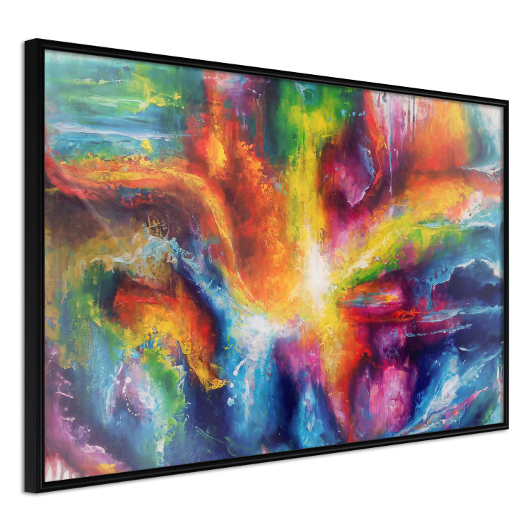 Wall Poster Ray - abstraction of colorful patterns in interesting artistic motif 128532 additionalImage 11
