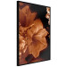 Poster Dark Lilies - composition of red flowers on a solid black background 128632 additionalThumb 10