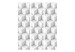 Room Divider Screen White Cubes (3-piece) - geometric 3D abstraction 128932 additionalThumb 3