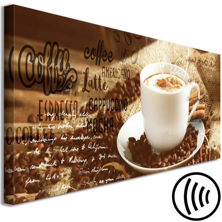 Canvas Aromatic Composition (1-part) narrow - second variant - coffee 129132 additionalImage 6