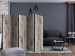Room Separator Stylish Wood II (5-piece) - unique composition in brown planks 132532 additionalThumb 4